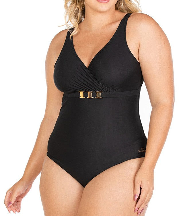 Maiô Meia Taça Banho de Mar Plus Size