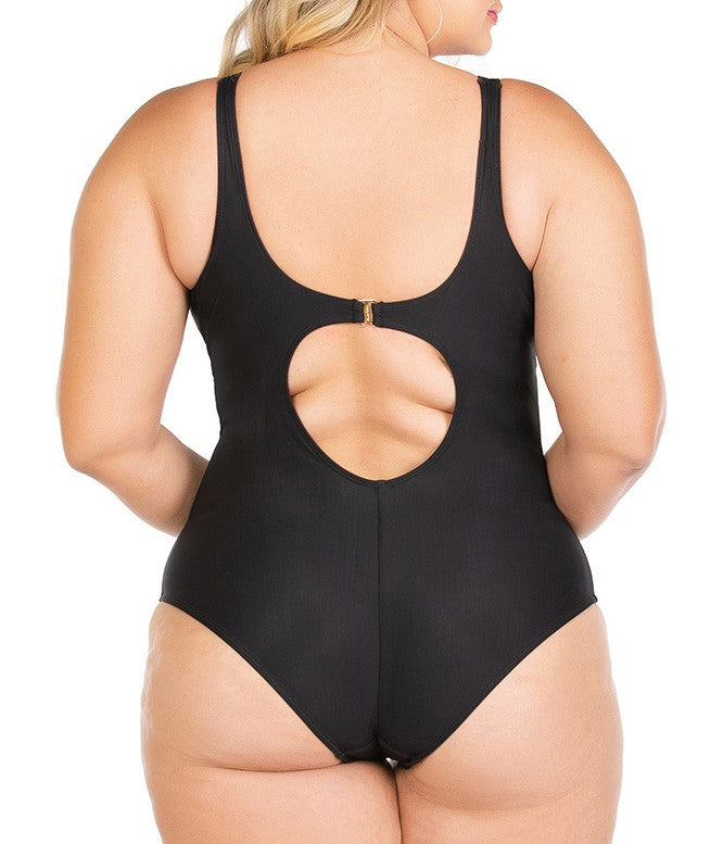 Maiô Meia Taça Banho de Mar Plus Size