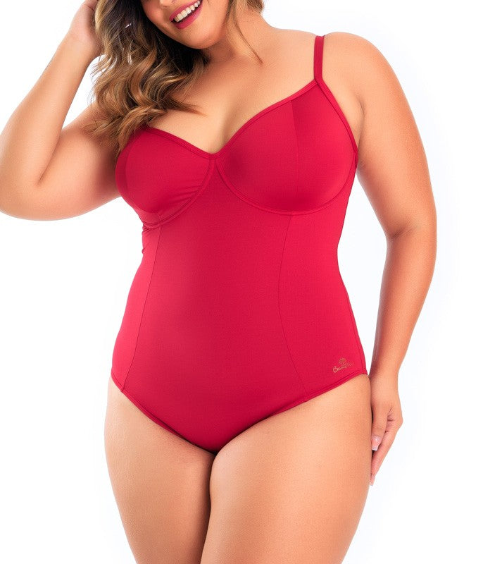 Maiô Estampado Dilady Banho de Mar