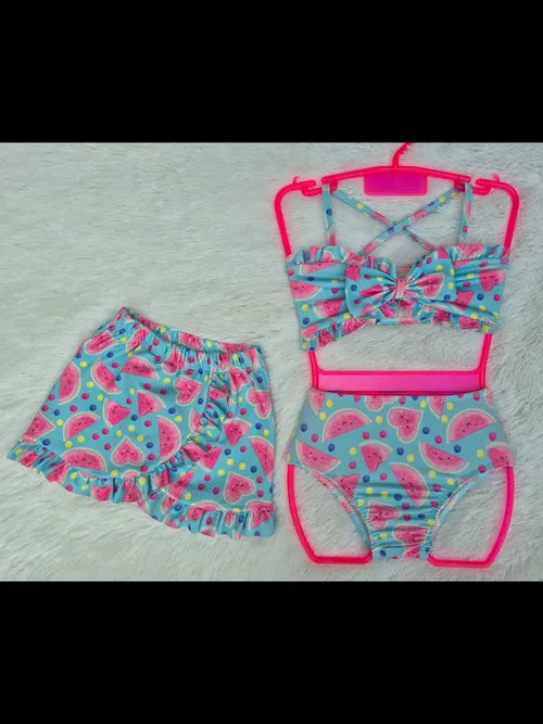 Biquíni infantil 3 peças