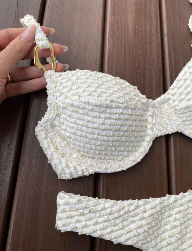 Biquíni Meia Taça - Off White