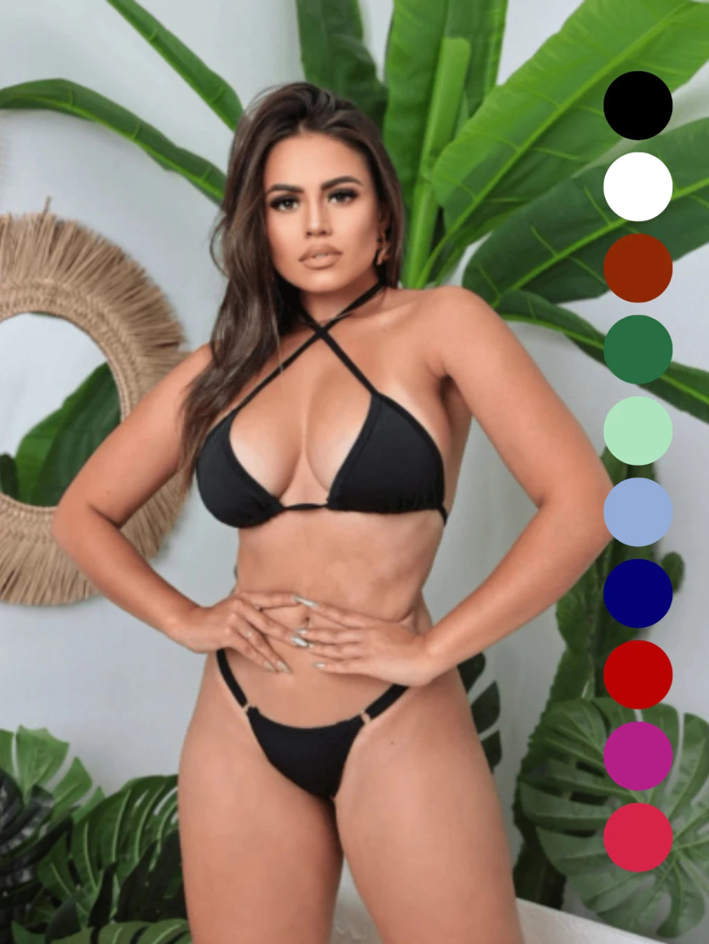 Biquíni Cortininha Marquinha Fio Moda Ajustável com Regulagem Bronzeamento PROMOÇÃO